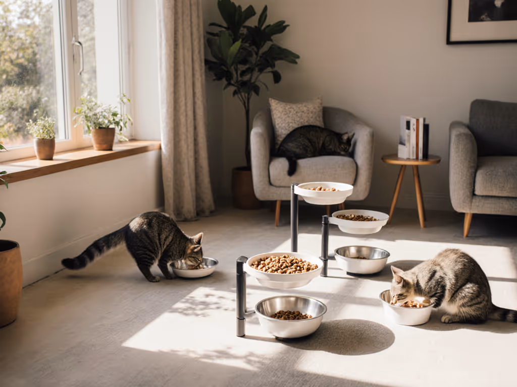 Cat Feeding Zone Design: Reduce Stress in Multi-Cat Homes