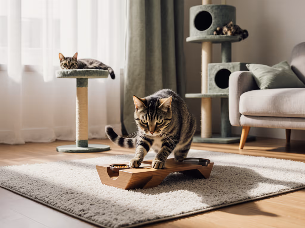 Diet-Restricted Cat Enrichment: Puzzle Toys Without Food