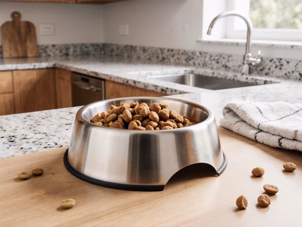Stainless Steel Wet Food Bowls: Stop Spills & Whisker Stress