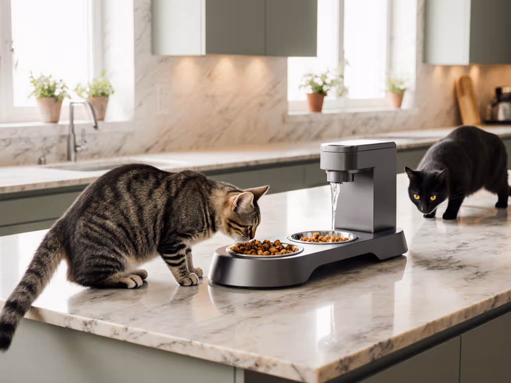 Automatic Feeders and Water Dispensers for Cats: Solving Multi-Pet Challenges